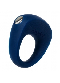 Синее эрекционное кольцо на пенис Satisfyer Ring 2 - Satisfyer - в Рязани купить с доставкой