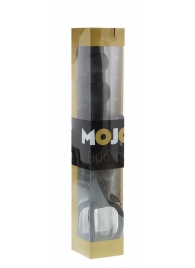 Черная ёлочка-насадка для двойного проникновения Mojo Bumpy - 15 см. - Seven Creations - в Рязани купить с доставкой