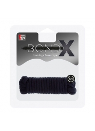 Чёрная веревка для связывания BONDX LOVE ROPE - 5 м. - Dream Toys - купить с доставкой в Рязани