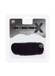 Черная веревка для связывания BONDX LOVE ROPE - 10 м. - Dream Toys - купить с доставкой в Рязани