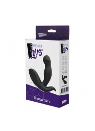 Черный вибромассажер простаты PROSTATE HERO - Dream Toys - в Рязани купить с доставкой