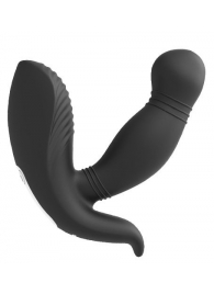 Черный вибромассажер простаты PROSTATE HERO - Dream Toys - в Рязани купить с доставкой