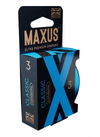 Классические презервативы в железном кейсе MAXUS Classic - 3 шт. - Maxus - купить с доставкой в Рязани