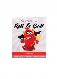 Стимулирующий презерватив-насадка Roll   Ball Cherry - Sitabella - купить с доставкой в Рязани