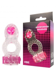 Прозрачное эрекционное кольцо Erowoman-Eroman - Erowoman-Eroman - в Рязани купить с доставкой