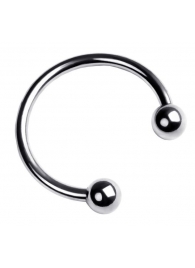 Серебристая подкова на головку пениса - ToyFa - купить с доставкой в Рязани