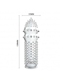 Закрытая прозрачная насадка Crystal sleeve - 14,2 см. - Erowoman-Eroman - в Рязани купить с доставкой