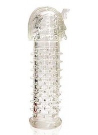Закрытая прозрачная насадка на пенис Crystal Sleeve Faraon - 13,5 см. - Erowoman-Eroman - в Рязани купить с доставкой