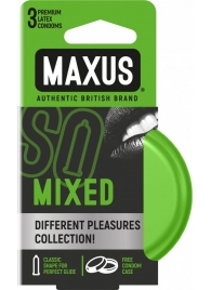 Презервативы в железном кейсе MAXUS Mixed - 3 шт. - Maxus - купить с доставкой в Рязани