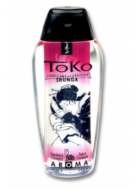 Лубрикант с ароматом клубники и шампанского - 165 мл. - Shunga - купить с доставкой в Рязани