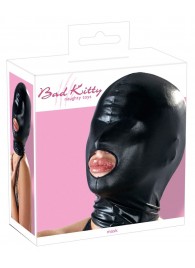 Черная эластичная маска на голову с отверстием для рта - Orion - купить с доставкой в Рязани