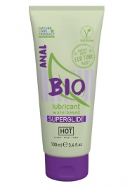 Интимный увлажняющий анальный гель BIO SuperGlide - 100 мл. - HOT - купить с доставкой в Рязани