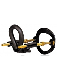 Черный экстендер-растяжитель пениса - Sex Expert - в Рязани купить с доставкой