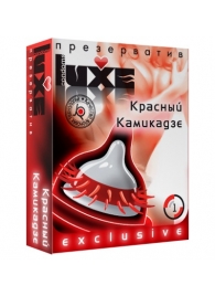 Презерватив LUXE  Exclusive   Красный Камикадзе  - 1 шт. - Luxe - купить с доставкой в Рязани