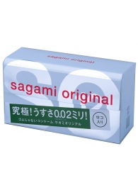 Ультратонкие презервативы Sagami Original - 12 шт. - Sagami - купить с доставкой в Рязани