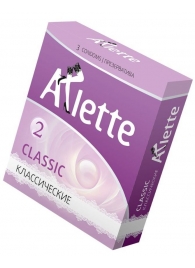 Классические презервативы Arlette Classic - 3 шт. - Arlette - купить с доставкой в Рязани