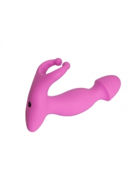 Розовый стимулятор простаты с усиками - 15 см. - 4sexdreaM - в Рязани купить с доставкой