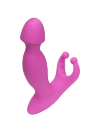 Розовый стимулятор простаты с усиками - 15 см. - 4sexdreaM - в Рязани купить с доставкой