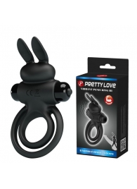 Черное эрекционное кольцо с вибростимуляцией клитора Vibrant Penis Ring III - Baile - в Рязани купить с доставкой