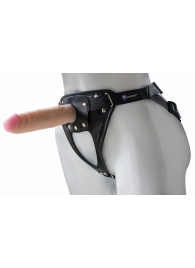 Универсальный мягкий пояс с насадкой Hard brutal BDSM-КОНСУЛ - 17 см. - LOVETOY (А-Полимер) - купить с доставкой в Рязани