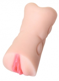 Телесный двусторонний мастурбатор Rich Fruit - вагина и анус - ToyFa - в Рязани купить с доставкой