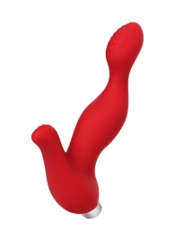Красный силиконовый вибростимулятор простаты Proman - 12,5 см. - ToyFa - в Рязани купить с доставкой
