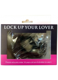 Черные меховые наручники Love с ключиками - Baile - купить с доставкой в Рязани