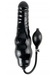 Фаллоимитатор с функцией подкачки Inflatable Ass Blaster - 23 см. - Pipedream