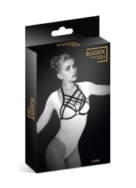 Черная упряжь на грудь Clara - Bijoux Pour Toi - купить с доставкой в Рязани