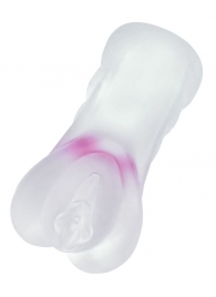 Прозрачный реалистичный мастурбатор Juicy Pussy Crystal Rose - ToyFa - в Рязани купить с доставкой