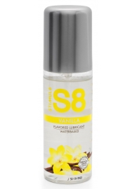 Лубрикант на водной основе Stimul8 Flavored Lube с ванильным ароматом - 125 мл. - Stimul8 - купить с доставкой в Рязани