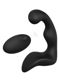 Черный вибромассажер простаты REMOTE BOOTY PLEASER - Dream Toys - в Рязани купить с доставкой