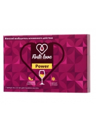 Женский возбудитель мгновенного действия Forte Love Power - 7 ампул (2,5 мл.) - Капиталпродукт - купить с доставкой в Рязани