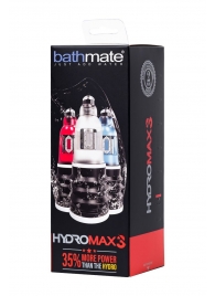 Красная гидропомпа HydroMAX3 - Bathmate - в Рязани купить с доставкой