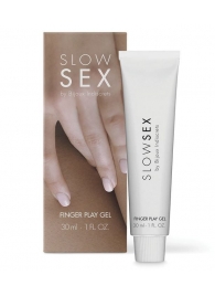 Гель для мастурбации с ароматом кокоса Slow Sex Finger Play Gel - 30 мл. - Bijoux Indiscrets - купить с доставкой в Рязани