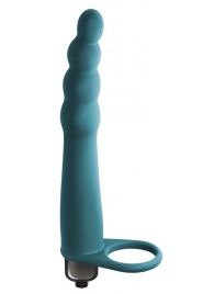 Зеленая вибронасадка для двойного проникновения Bramble - 16,5 см. - Lola Games - купить с доставкой в Рязани