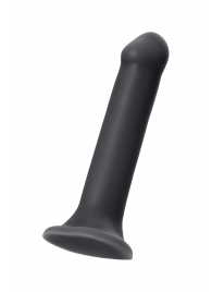 Черный фаллос на присоске Silicone Bendable Dildo XL - 20 см. - Strap-on-me - купить с доставкой в Рязани