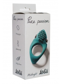 Зеленое эрекционное виброкольцо Pure Passion Midnight - Lola Games - в Рязани купить с доставкой