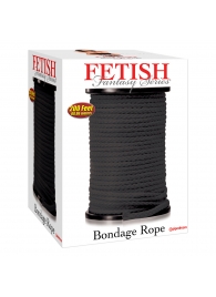 Черная веревка для связывания Bondage Rope - 60,9 м. - Pipedream - купить с доставкой в Рязани