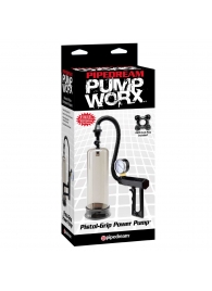 Черная мужская помпа PISTOL-GRIP POWER - Pipedream - в Рязани купить с доставкой