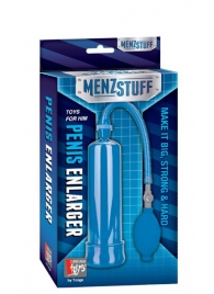 Синяя вакуумная помпа MENZSTUFF PENIS ENLARGER - Dream Toys - в Рязани купить с доставкой