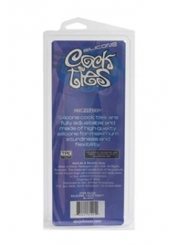 Набор черных эрекционных колец Cock ties - Doc Johnson - в Рязани купить с доставкой