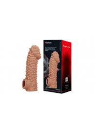 Насадка на фаллос с бугорками - 17,6 см. - KOKOS - в Рязани купить с доставкой