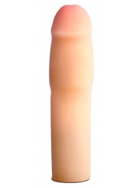 Телесная насадка-удлинитель на пенис PERFORMANCE 1.5INCH COCK XTENDER - 16 см. - Blush Novelties - в Рязани купить с доставкой