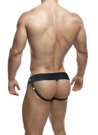 Черный мужской страпон DR. SKIN 6INCH HOLLOW STRAP ON - 16 см. - Blush Novelties - купить с доставкой в Рязани