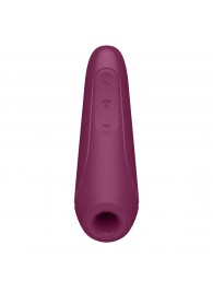 Бордовый вакуум-волновой стимулятор Satisfyer Curvy 1+ - Satisfyer