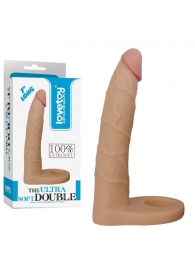 Телесная насадка-фаллоимитатор для двойного проникновения - 17 см. - Lovetoy - купить с доставкой в Рязани