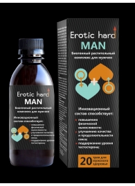 Мужской биогенный концентрат для усиления эрекции Erotic hard Man - 250 мл. - Erotic Hard - купить с доставкой в Рязани