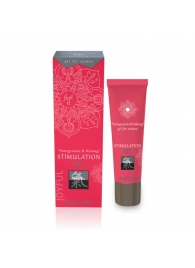 Возбуждающий интимный гель для двоих STIMULATION GEL Pomegranate   Nutmeg - 30 мл. - Shiatsu - купить с доставкой в Рязани