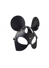 Черная кожаная маска  Мышка - Sitabella - купить с доставкой в Рязани